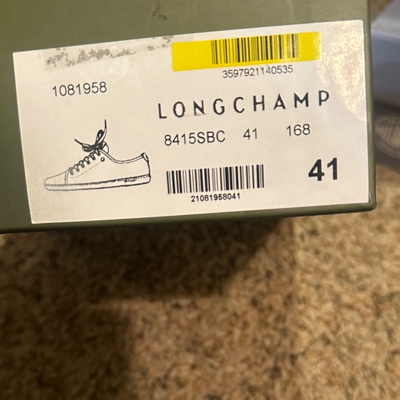 Longchamp Fuchsia Women's Sneakers - Picture 3 of 3